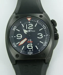 Bell & Ross BR 02 - Automatic 45mm Unisex Replica Watch - Black Dial, Steel Case