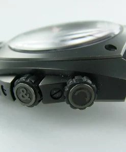 Alternative view of Bell & Ross BR 02 - Automatic 45mm Unisex Replica Watch - Black Dial, Steel Case