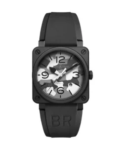 Alternative view of Bell & Ross BR 03-92 Ceramic BR0392-CG-CE/SCA Automatic 42mm Unisex Replica Watch - Black Dial, Ceramic Case