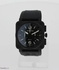 Bell & Ross BR 03-94 Chronographe BR0394-BL-CE Automatic 42mm Unisex Replica Watch - Black Dial, Ceramic Case