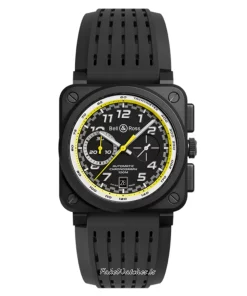 Bell & Ross BR 03-94 Chronographe BR0394-RS20/SRB Automatic 42mm Unisex Replica Watch - Black Dial, Ceramic Case
