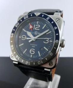 Bell & Ross BR 03 BR0393-Blue-ST/SCA Automatic 42mm Unisex Replica Watch - Blue Dial, Steel Case