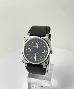 Bell & Ross BR 03 BR03A-BL-ST/SRB Automatic 42mm Unisex Replica Watch - Black Dial, Steel CaseMM