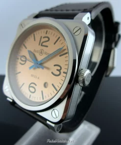 Alternative view of Bell & Ross BR 03 BR03A-GB-ST/SCA Automatic 42mm Unisex Replica Watch - Pink Dial, Steel Case