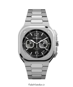 Bell & Ross BR 05 BR05C-BL-ST/SST Automatic 42mm Unisex Replica Watch - Black Dial, Steel Case