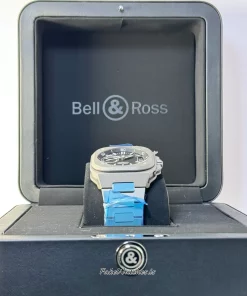 Alternative view of Bell & Ross Unknown BRX5R-BL-TI/STI Automatic 41mm Unisex Replica Watch - Black Dial, Titanium Case
