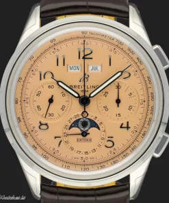 Alternative view of Breitling Premier B25 AB2510201K1P1 Automatic 42mm Unisex Replica Watch - Red Dial, Steel Case