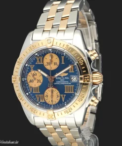 Breitling Chrono Cockpit C13358 Automatic 39mm Unisex Replica Watch - Blue Dial, Steel Case
