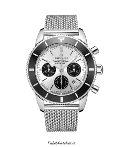 Breitling Superocean Heritage II Chronograph AB0162121G1A1 Automatic 44mm Unisex Replica Watch - Silver Dial, Steel Case