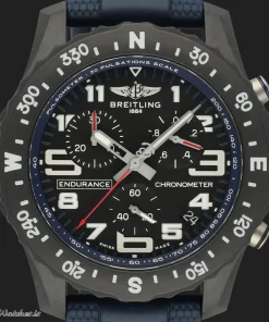Alternative view of Breitling Endurance Pro X82310D51B1S2 Quartz 45mm Unisex Replica Watch - Blue Dial, Plastic Case