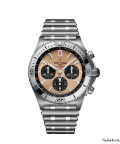 Breitling Chronomat 42 AB0134101K1A1 Automatic 42mm Unisex Replica Watch - Red Dial, Steel Case