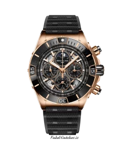 Breitling Super Chronomat RB19301A1G1S1 Automatic 44mm Unisex Replica Watch - Transparent Dial, Rose Gold Case
