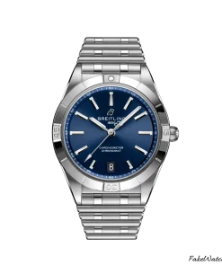 Breitling Chronomat 36 A10380101C1A1 Automatic 36mm Female Replica Watch - Blue Dial, Steel Case