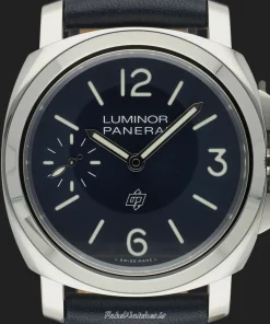 Alternative view of Panerai Luminor PAM01085 Manual winding 44mm Unisex Replica Watch - Blue Dial, Steel Case