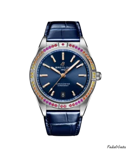 Breitling Chronomat 36 A10380101A3A1 Automatic 36mm Female Replica Watch - White Dial, Steel Case