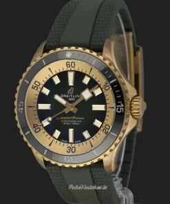 Breitling Superocean 42 N17375201L1S1 Automatic 42mm Unisex Replica Watch - Green Dial, Bronze Case