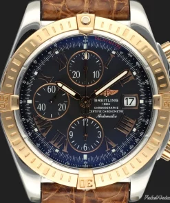 Alternative view of Breitling Chronomat Evolution C13356 Automatic 44mm Unisex Replica Watch - Black Dial, Steel Case