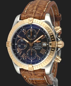 Breitling Chronomat Evolution C13356 Automatic 44mm Unisex Replica Watch - Black Dial, Steel Case