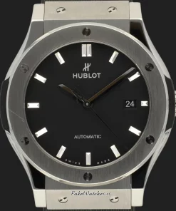 Alternative view of Hublot Classic Fusion 542.NX.1171.RX Automatic 42mm Unisex Replica Watch - Black Dial, Titanium Case
