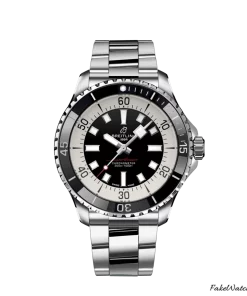 Breitling Superocean 44 A17376211B1A1 Automatic 44mm Unisex Replica Watch - Black Dial, Steel Case