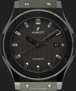 Alternative view of Hublot Classic Fusion 542.CM.1771.RX Automatic 42mm Unisex Replica Watch - Black Dial, Ceramic Case