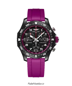 Breitling Endurance Pro X83310F61B1S1 Quartz 39mm Unisex Replica Watch - Black Dial, Plastic Case