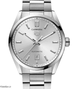 TAG Heuer Carrera Calibre 5 WBN2111.BA0639 Automatic 39mm Unisex Replica Watch - Grey Dial, Steel Case