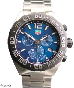 Alternative view of TAG Heuer Formula 1 CAZ101AV.BA0842 Quartz 43mm Unisex Replica Watch - Blue Dial, Steel Case