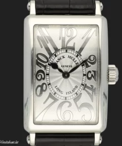 Alternative view of Franck Muller Long Island 902 QZ REL Quartz 23mm Female Replica Watch - Silver Dial, Steel Case
