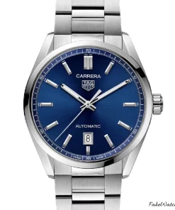 TAG Heuer Carrera Calibre 5 WBN2112.BA0639 Automatic 39mm Unisex Replica Watch - Blue Dial, Steel Case