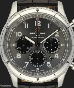 Alternative view of Breitling Aviator 8 AB0119131B1P2 Automatic 43mm Unisex Replica Watch - Grey Dial, Steel Case