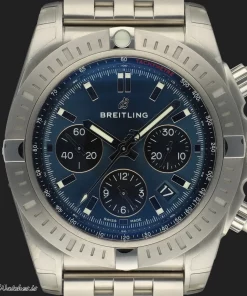 Alternative view of Breitling Chronomat AB0115101C1A1 Automatic 44mm Unisex Replica Watch - Blue Dial, Steel Case