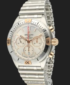 Breitling Chronomat 42 IB0134101G1A1 Automatic 42mm Unisex Replica Watch - Silver Dial, Steel Case