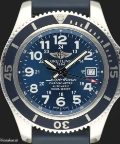 Alternative view of Breitling Superocean II 42 A17365D1/C915/229S/A18S.1 Automatic 42mm Male Replica Watch - Blue Dial, Steel Case