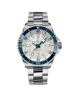 Breitling Superocean 42 A17375E71G1A1 Automatic 42mm Unisex Replica Watch - Silver Dial, Steel Case