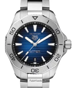 TAG Heuer Aquaracer WBP2111.BA0627 Automatic 40mm Unisex Replica Watch - Blue Dial, Steel Case