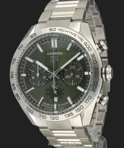 TAG Heuer Carrera CBN2A10.BA0643 Automatic 44mm Unisex Replica Watch - Green Dial, Steel Case