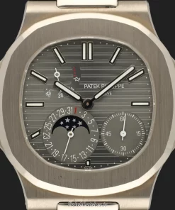Alternative view of Patek Philippe Nautilus 5712G-001 Automatic 40mm Unisex Replica Watch - Grey Dial, White Gold Case