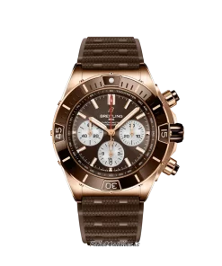 Breitling Chronomat RB0136E31Q1S1 Automatic 44mm Unisex Replica Watch - Bronze Dial, Red Gold Case
