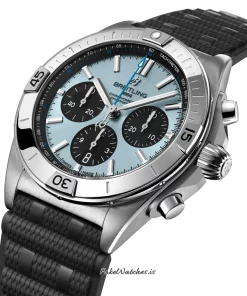 Alternative view of Breitling Chronomat 42 PB0134101C1S2 Automatic 43mm Unisex Replica Watch - Blue Dial, Steel Case