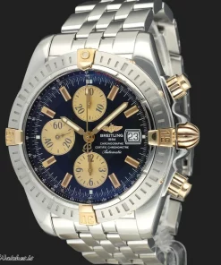 Breitling Chronomat Evolution B13356 Automatic 44mm Unisex Replica Watch - Black Dial, Steel Case