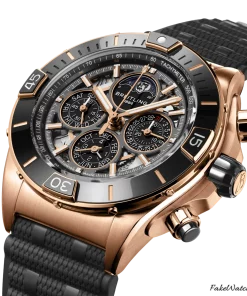 Alternative view of Breitling Super Chronomat RB19301A1G1S1 Automatic 44mm Unisex Replica Watch - Transparent Dial, Rose Gold Case