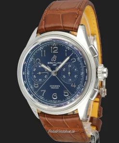 Breitling Duograph AB1510171C1P1 Manual winding 42mm Unisex Replica Watch - Blue Dial, Steel Case