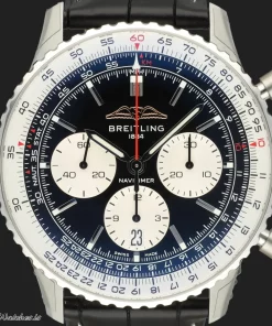 Alternative view of Breitling Navitimer 1 B01 Chronograph AB0138211B1P1 Automatic 43mm Unisex Replica Watch - Black Dial, Steel Case