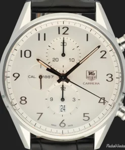 Alternative view of TAG Heuer Carrera Calibre 1887 CAR2012.FC6235 Automatic 43mm Unisex Replica Watch - Grey Dial, Steel Case