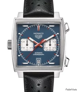 TAG Heuer Monaco Calibre 11 CAW211P.FC6356 Automatic 39mm Unisex Replica Watch - Blue Dial, Steel Case
