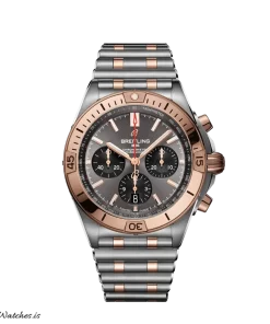 Breitling Chronomat 42 UB0134101B1U1 Automatic 42mm Unisex Replica Watch - Grey Dial, Steel Case