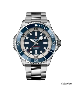 Breitling Superocean 46 A17378E71C1A1 Automatic 46mm Male Replica Watch - Blue Dial, Steel Case