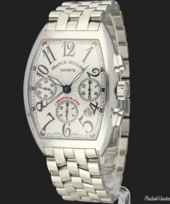 Franck Muller Cintrée Curvex 7880 CC AT Automatic 36mm Unisex Replica Watch - White Dial, Steel Case