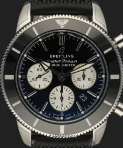 Alternative view of Breitling Superocean Heritage II Chronograph AB0162121B1S1 Automatic 44mm Unisex Replica Watch - Black Dial, Steel Case